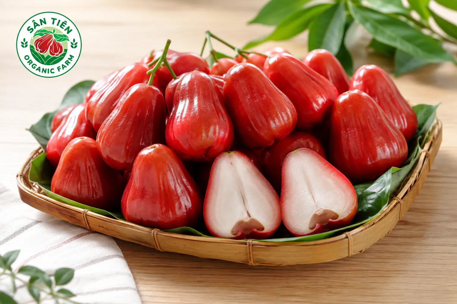 Mận hồng Sân Tiên được nhiều người biết đến như một giống mận đặc sản gắn với vùng Cù Lao Dung