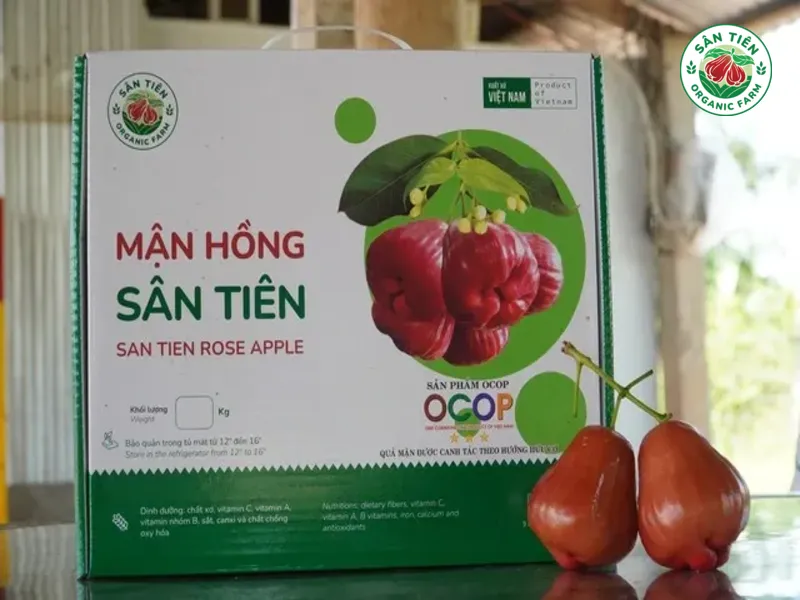 Trái cây VietGAP có QR Code giúp minh chứng nguồn gốc và độ ngọt 15 Brix, thích hợp làm quà biếu cao cấp.
