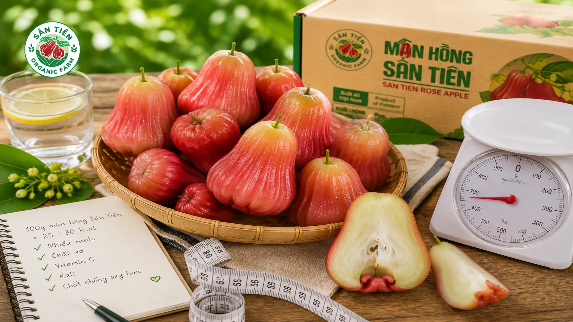 Mận Hồng Sân Tiên tươi – lựa chọn trái cây nhẹ nhàng cho chế độ ăn uống cân bằng.