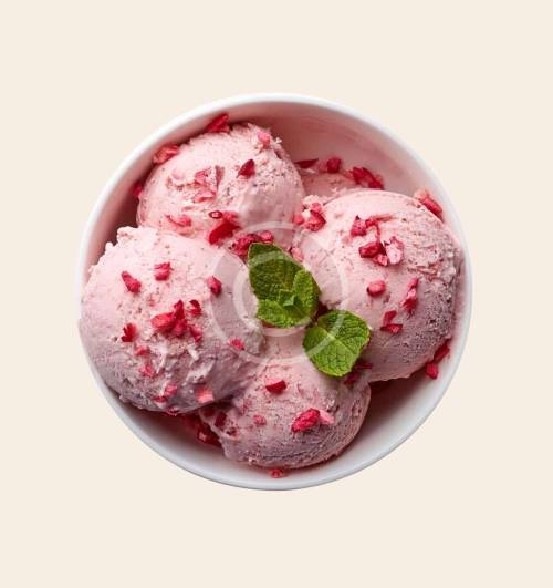 Raspberry cream