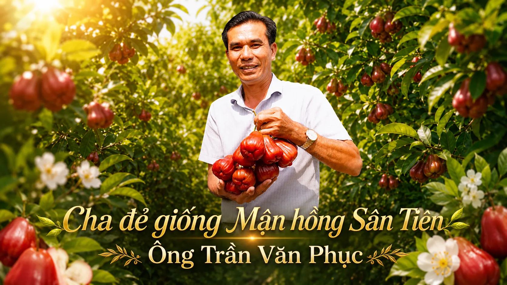 cha đẻ của Mận hồng sân tiên