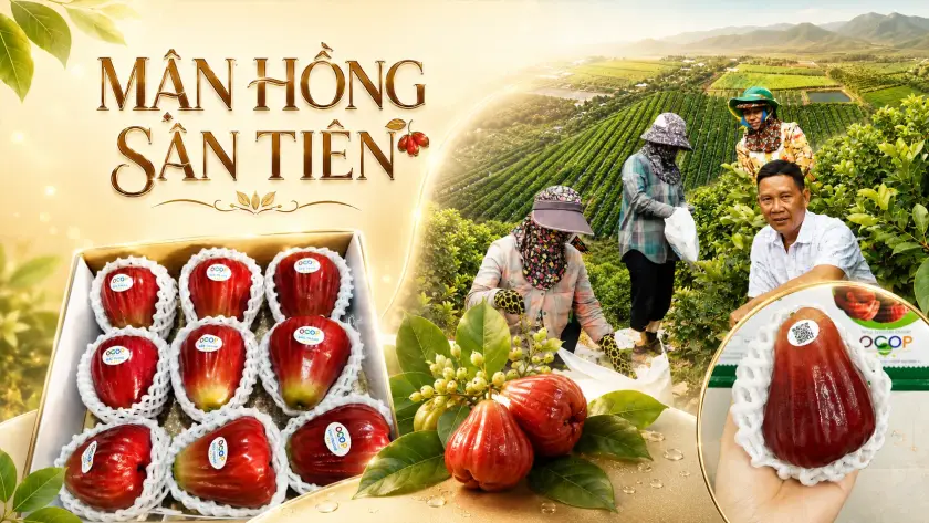 hộp quà mận hồng Sân Tiên