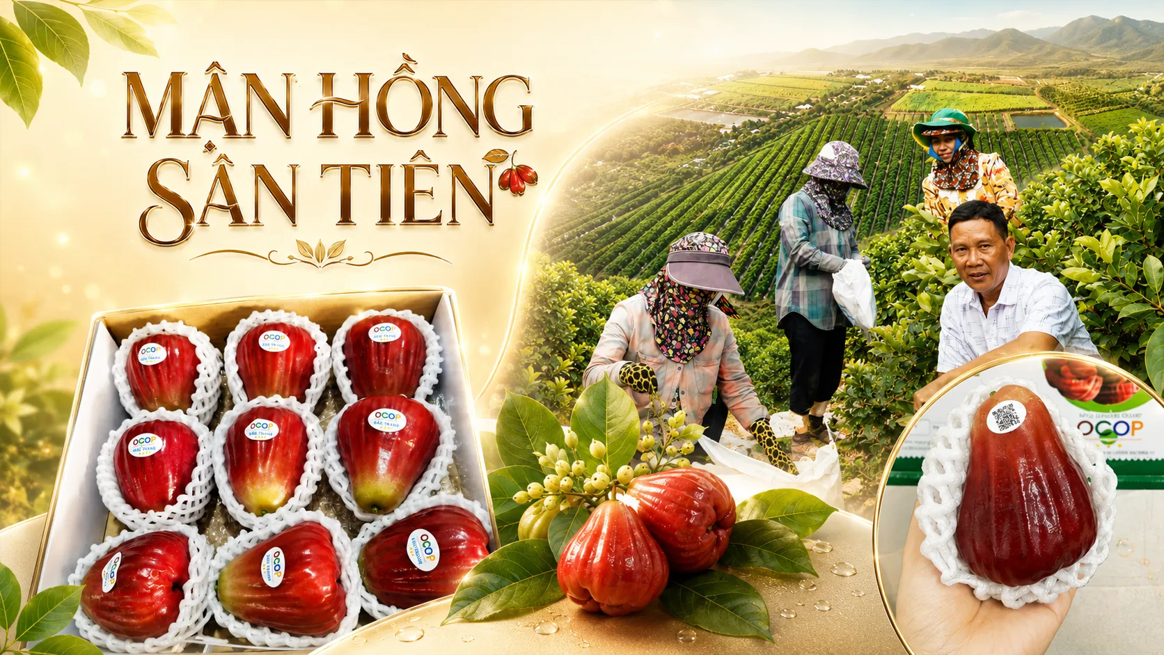 hộp quà mận hồng Sân Tiên