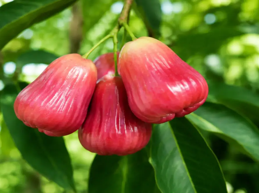 giống mận hồng sân tiên