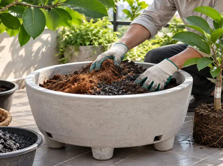 Cách trồng cây mận trong chậu