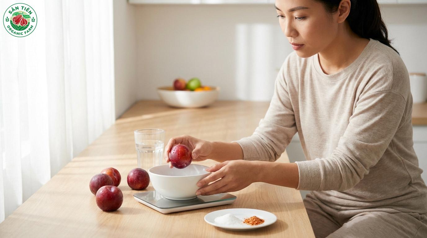 Mận bao nhiêu calo và có nhiều đường không?